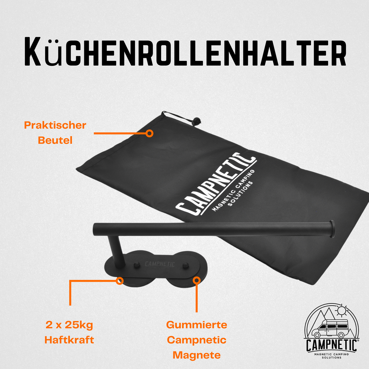 Magnetischer Küchenrollenhalter