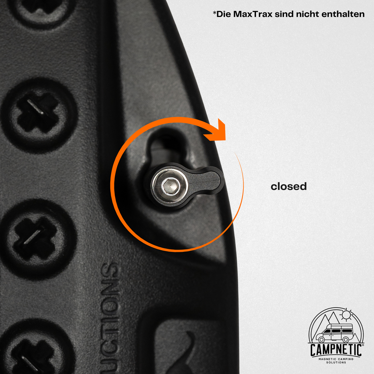 Magnetic mount for MaxTrax Sandboards